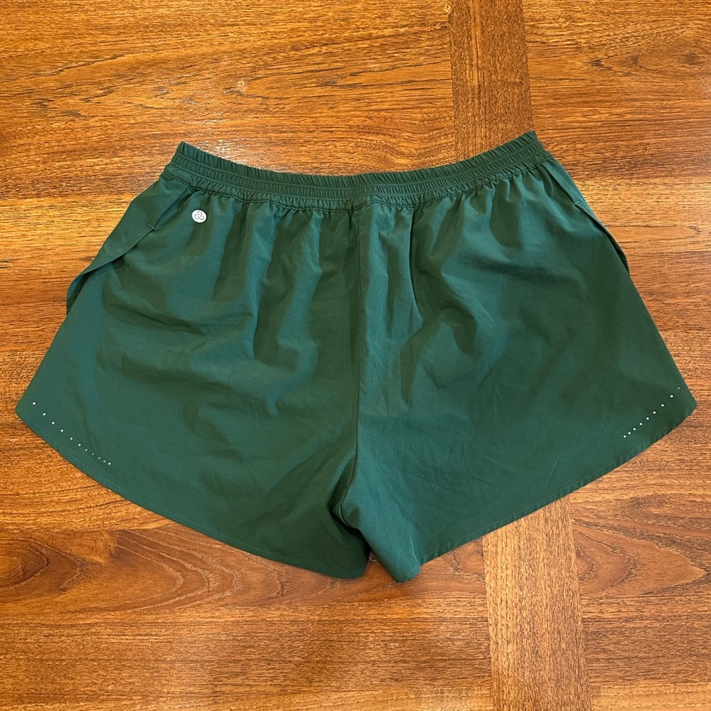 Zella Run In Women's Shorts, Green Mountain, Size Medium - Picture 4 of 7